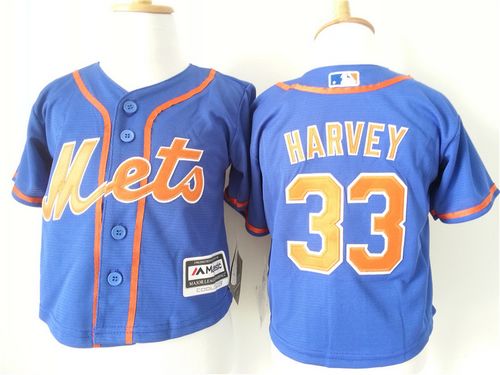 Matt Harvey New York Mets blue Alternate jersey