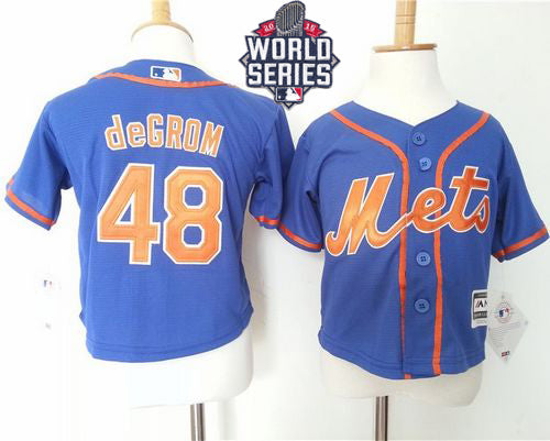 Jacob DeGrom New York Mets blue Alternate jersey