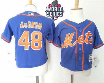 Jacob DeGrom New York Mets blue Alternate jersey
