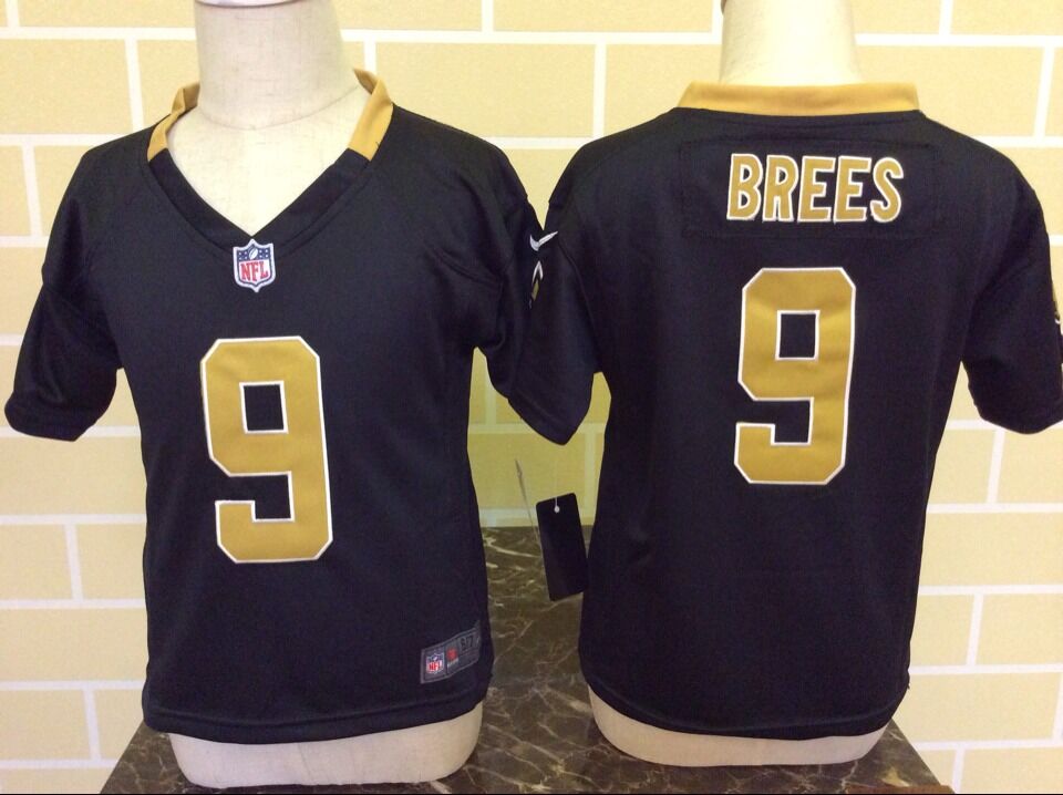 Drew Brees New Orleans Saints black jersey