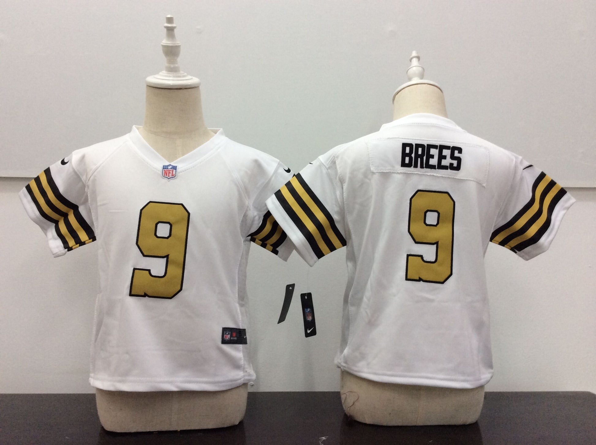 Drew Brees New Orleans Saints white jersey