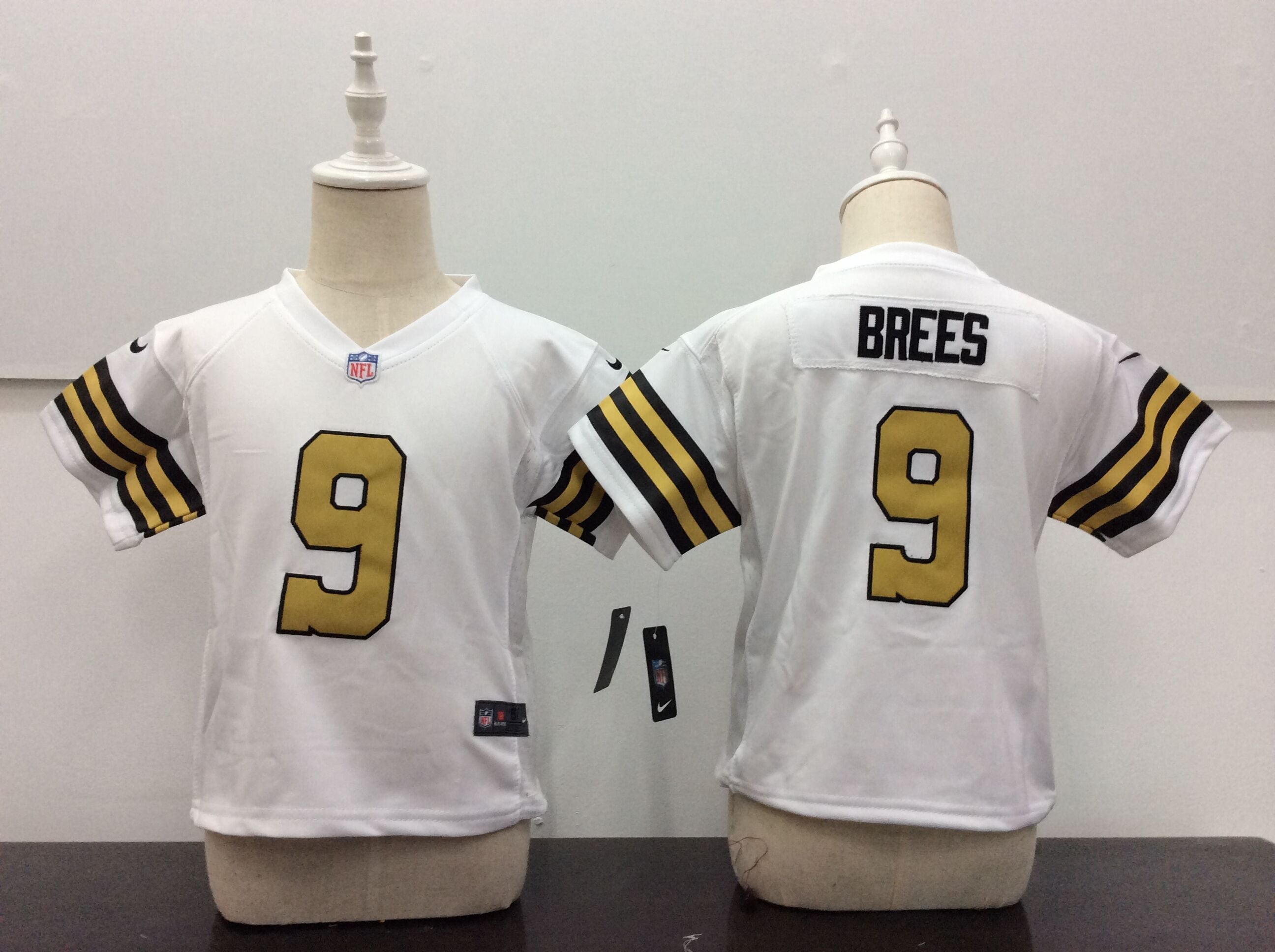 Drew Brees New Orleans Saints white jersey