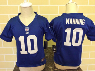 Eli Manning New York Giants blue jersey