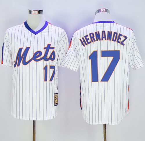 Keith Hernandez New York Mets white Throwback jersey