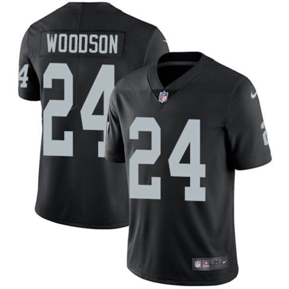 Charles Woodson Las Vegas Raiders black jersey