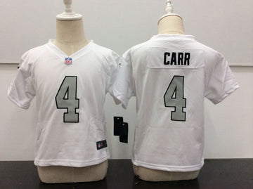 Derek Carr Las Vegas Raiders white jersey