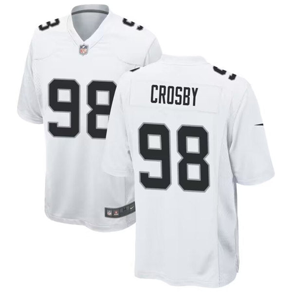 Maxx Crosby Las Vegas Raiders white Game jersey