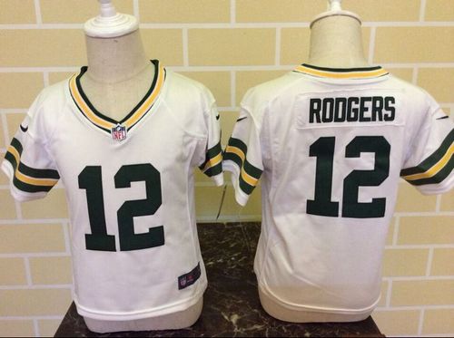 Aaron Rodgers Green Bay Packers white Elite jersey