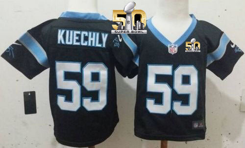 Luke Kuechly Carolina Panthers black Elite jersey