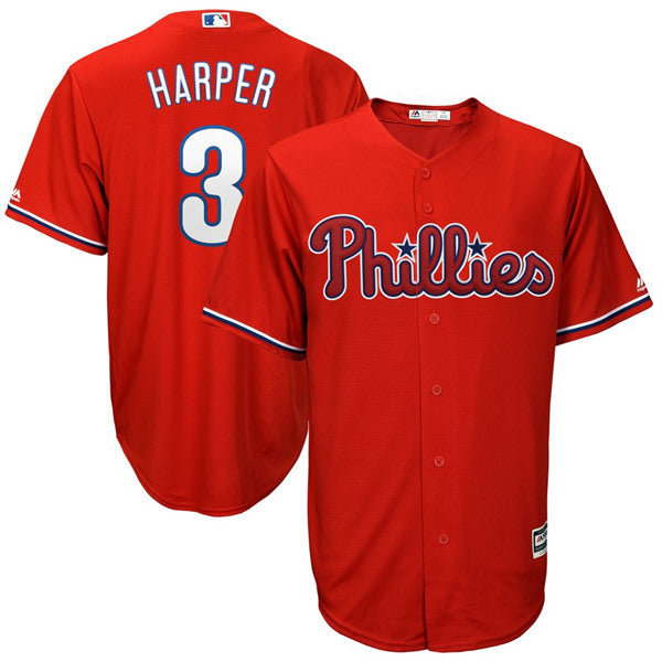 Bryce Harper Philadelphia Phillies red jersey