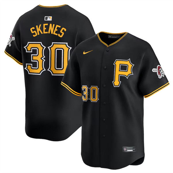 Paul Skenes Pittsburgh Pirates black Alternate jersey