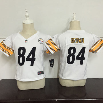 Antonio Brown Pittsburgh Steelers white jersey