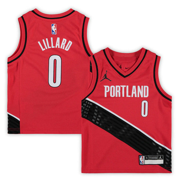 Damian Lillard Portland Trail Blazers red jersey