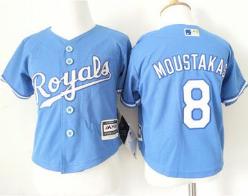 Mike Moustakas Kansas City Royals blue Alternate jersey