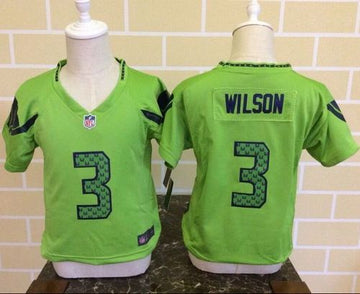 Russell Wilson Seattle Seahawks green Elite jersey