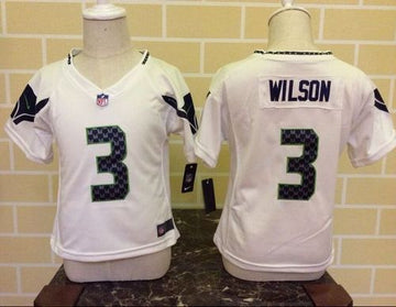 Russell Wilson Seattle Seahawks white Elite jersey