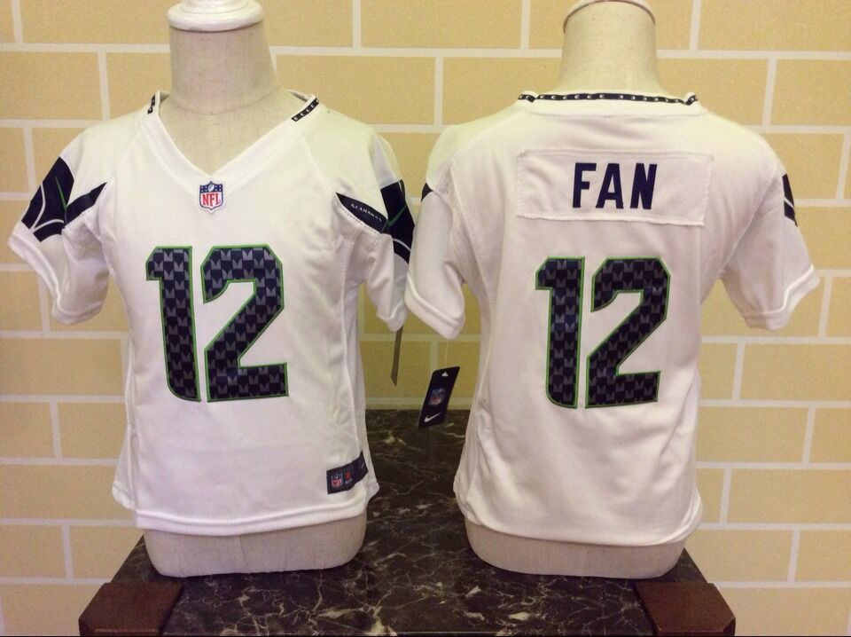 Fan Seattle Seahawks white jersey