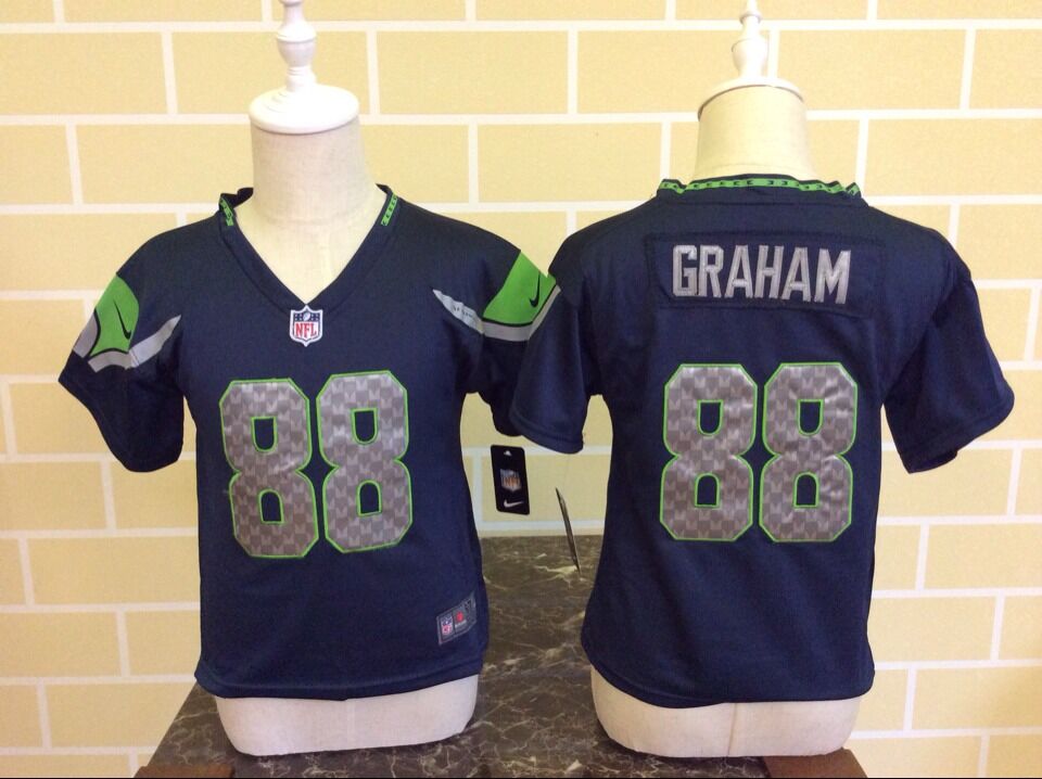 Jimmy Graham Seattle Seahawks navy jersey