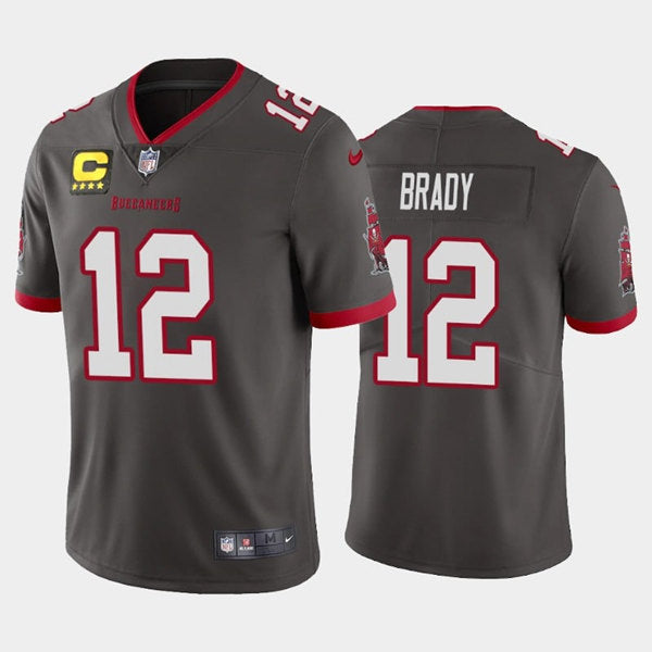 Tom Brady Tampa Bay Buccaneers gray jersey