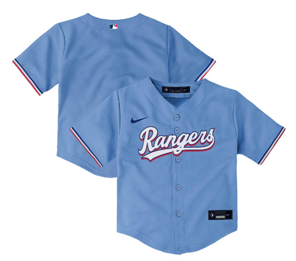 Custom Texas Rangers blue jersey