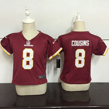 Kirk Cousins Washington Commanders burgundy jersey