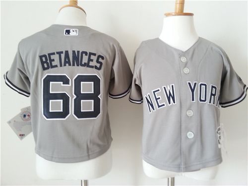 Dellin Betances New York Yankees grey jersey