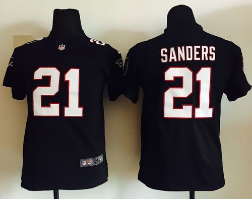 Deion Sanders Atlanta Falcons black Elite jersey