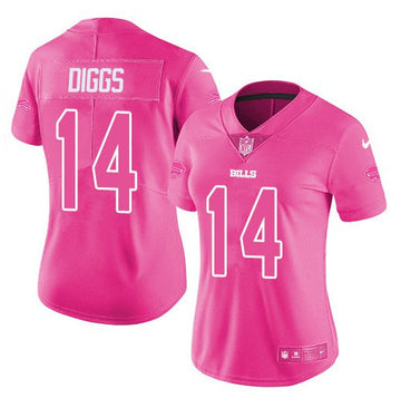 Stefon Diggs Buffalo Bills pink jersey