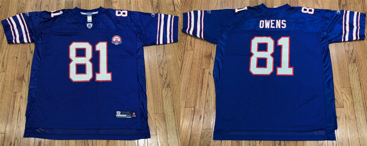 Terrell Owens Buffalo Bills blue jersey