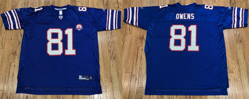 Terrell Owens Buffalo Bills blue jersey