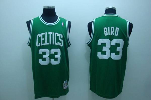 Larry Bird Boston Celtics green jersey