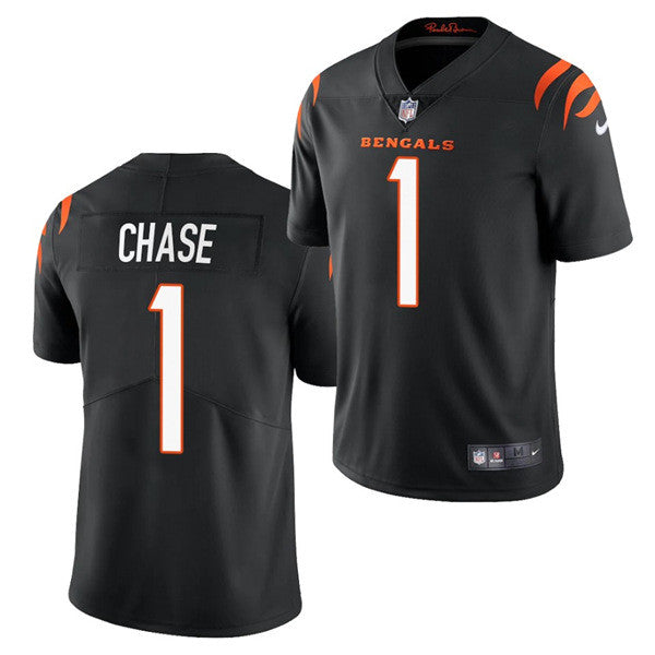 Ja'Marr Chase Cincinnati Bengals black jersey