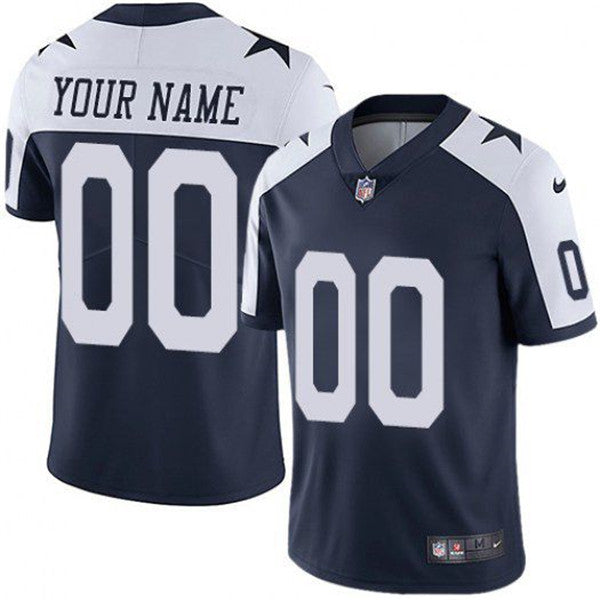 Custom Dallas Cowboys navy jersey