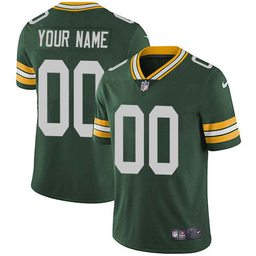 Custom Green Bay Packers green jersey