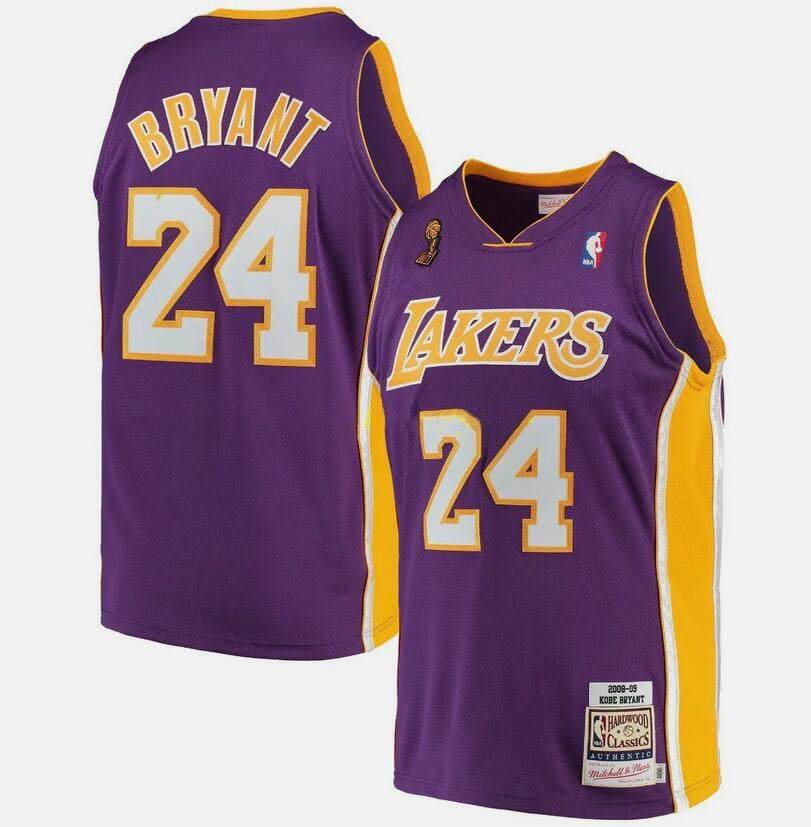 Kobe Bryant Los Angeles Lakers purple Road jersey