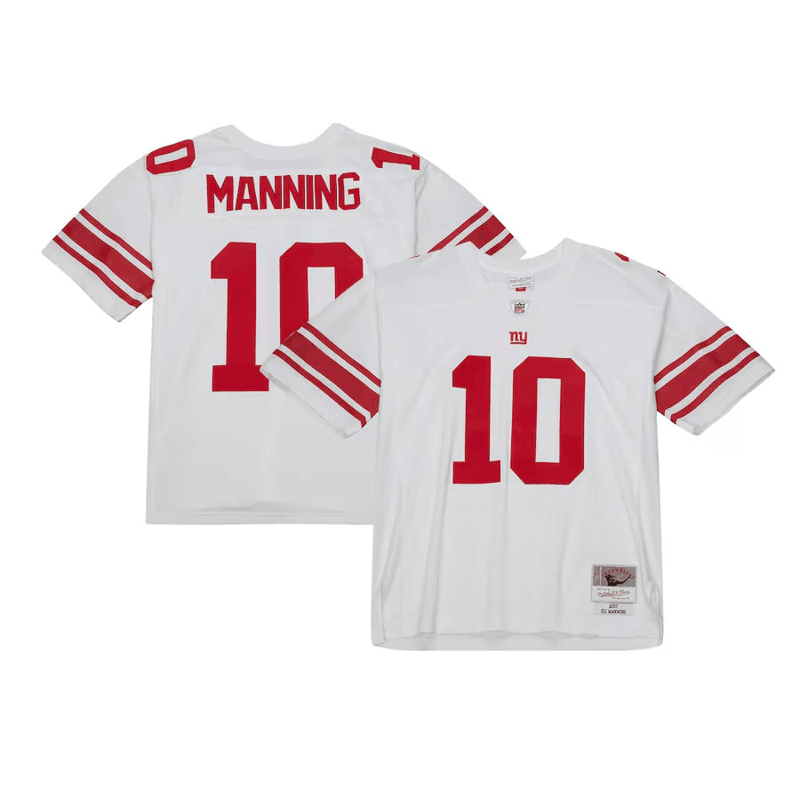 Eli Manning New York Giants white jersey