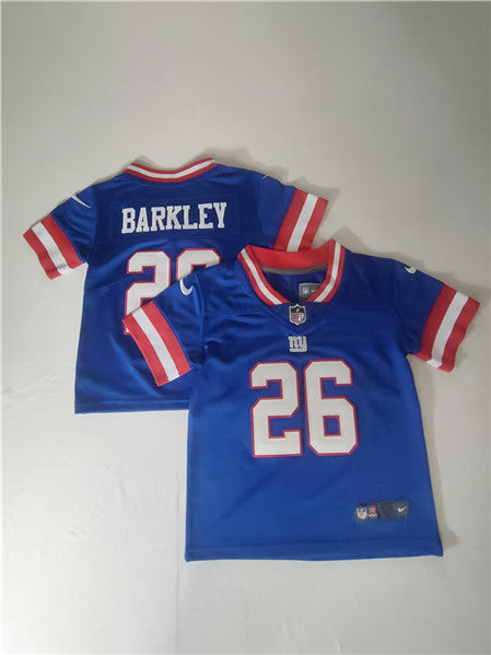Saquon Barkley New York Giants royal Throwback jersey