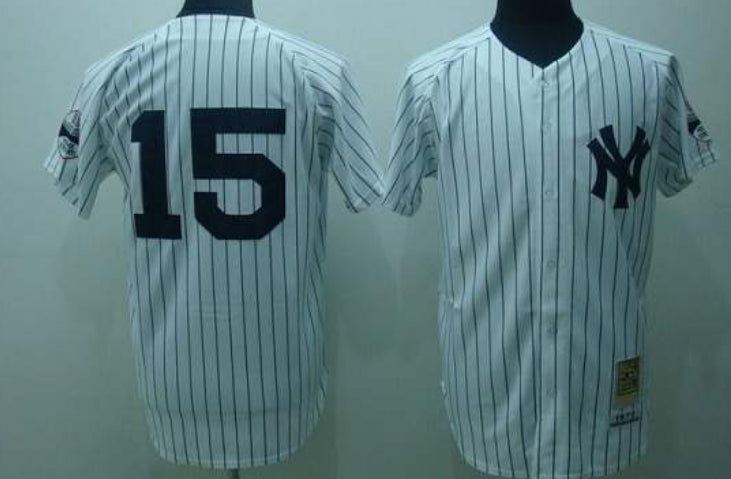 Thurman Munson New York Yankees white jersey