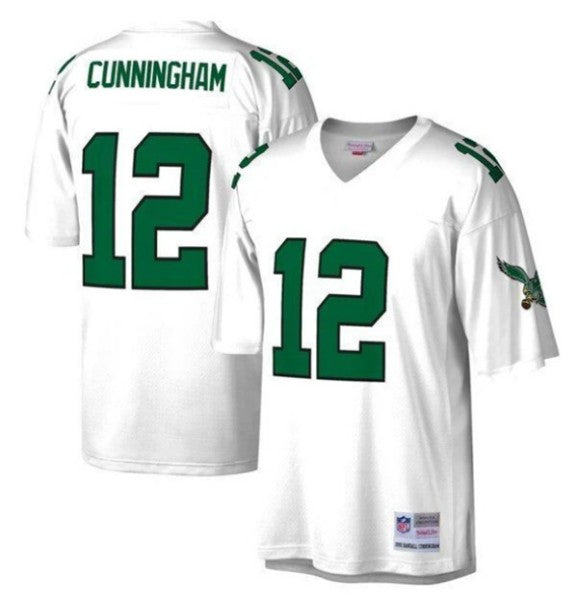 Randall Cunningham Philadelphia Eagles white jersey