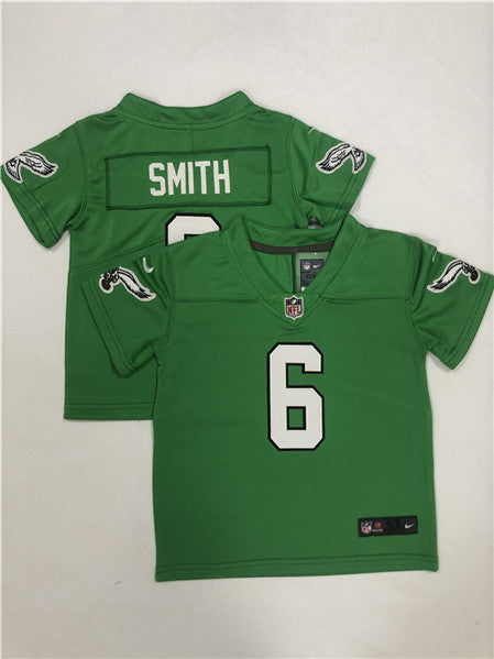 DeVonta Smith Philadelphia Eagles green Throwback jersey