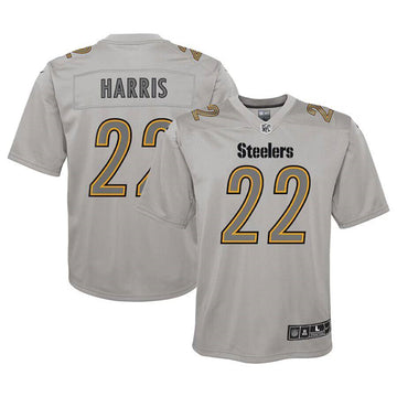 Najee Harris Pittsburgh Steelers gray Fashion jersey
