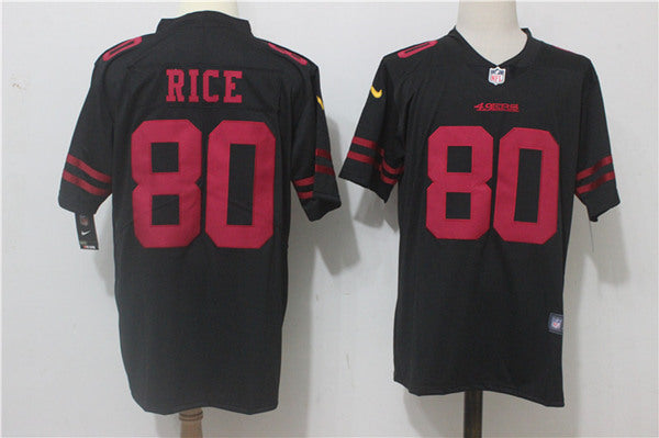 Jerry Rice San Francisco 49ers black Alternate jersey