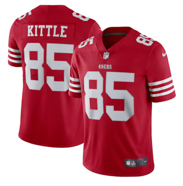 George Kittle San Francisco 49ers scarlet jersey