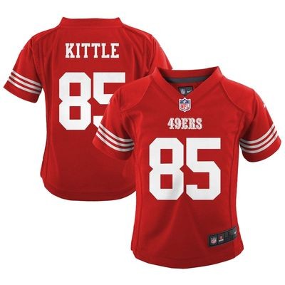 George Kittle San Francisco 49ers red Game jersey