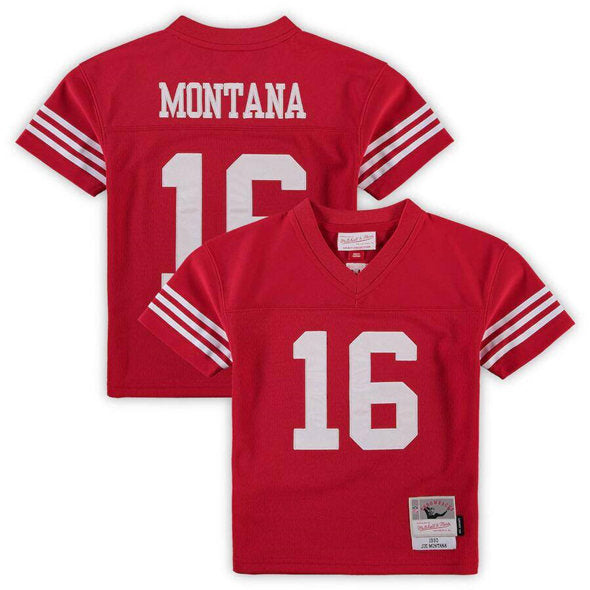Joe Montana San Francisco 49ers red jersey
