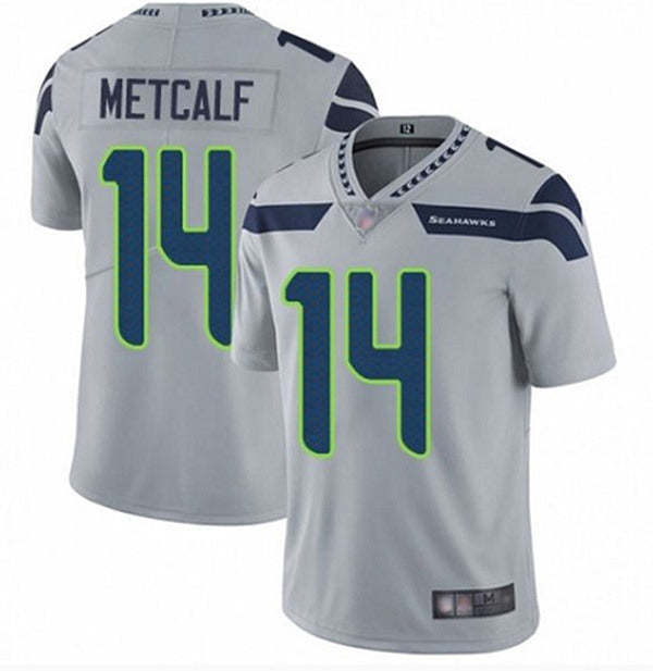 DK Metcalf Seattle Seahawks gray jersey