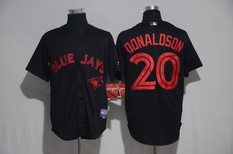 Josh Donaldson Toronto Blue Jays black jersey