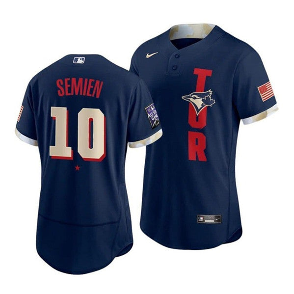 Marcus Semien Toronto Blue Jays navy All-Star jersey