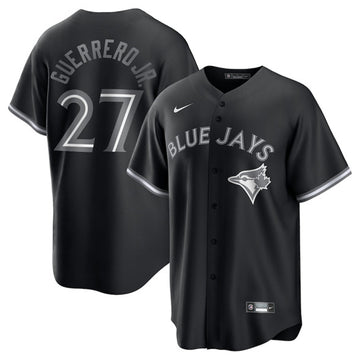 Vladimir Guerrero Jr Toronto Blue Jays black Lights Out jersey