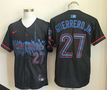 Vladimir Guerrero Jr Toronto Blue Jays navy City Connect jersey